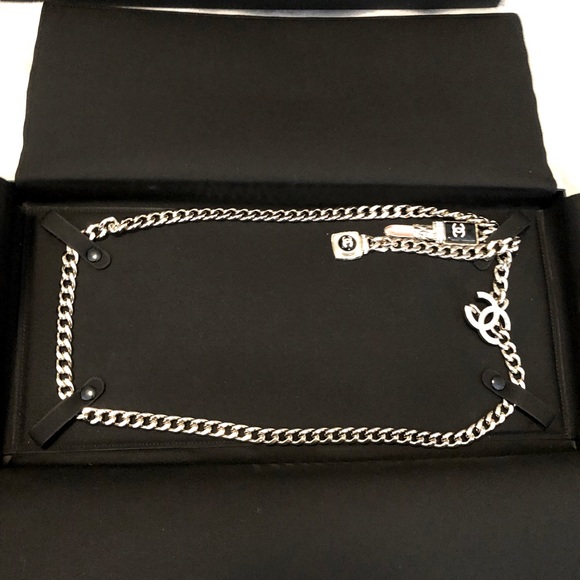 NWT Chanel 22C Cuban Link lipstick & CC Belt in 80 - Picture 3 of 9